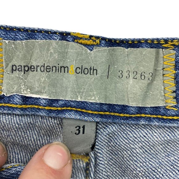 Paper Denim & Cloth Womens 31/12 Isabella Capri Jeans Medium Wash Denim Cropped - Picture 8 of 13